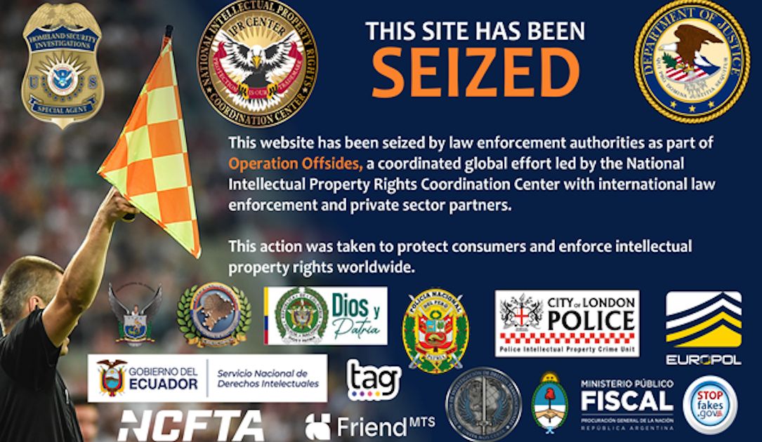 Imagen de la noticia: Estados Unidos acumula alrededor de 400 victorias sobre sitios ilegales de transmisión de la Copa del Mundo (The Record Cybersecurity)