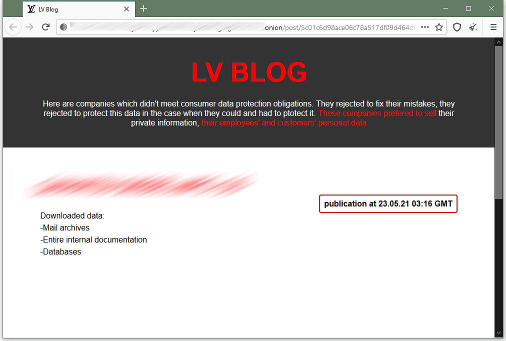 LV ransomware gang hijacks REvil's binary