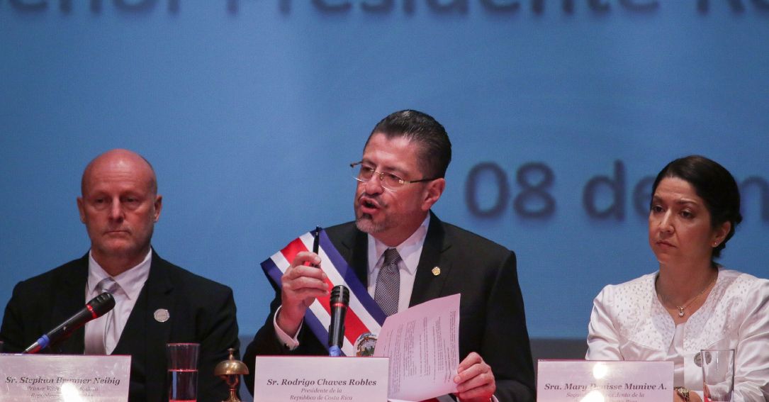 Costa Rican president Rodrigo Chaves