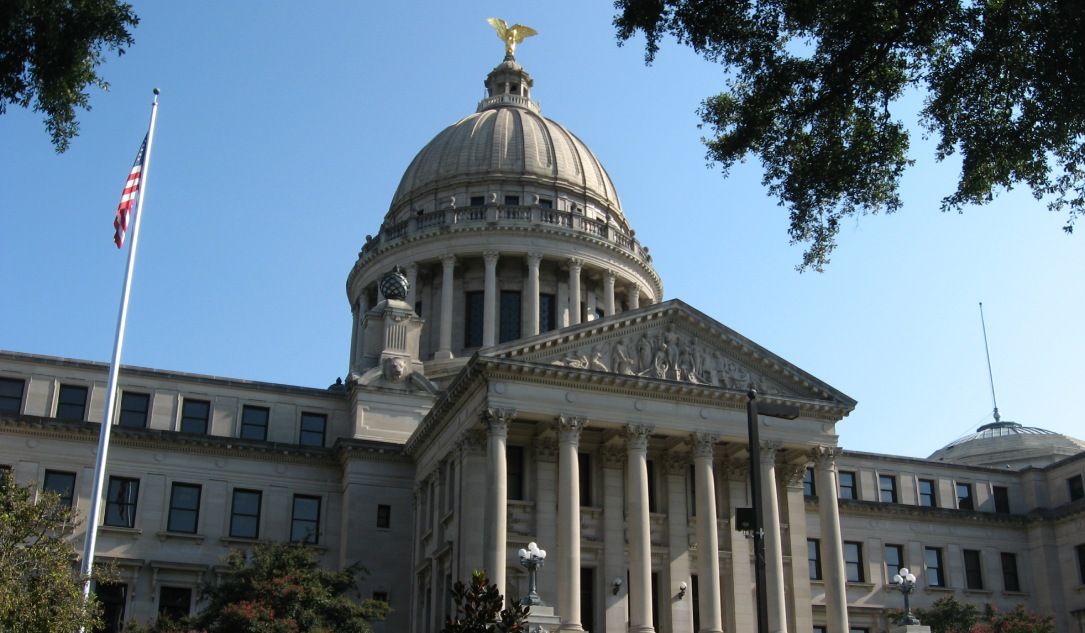 Mississippi State Capitol in Jackson. Image: Ken Lund