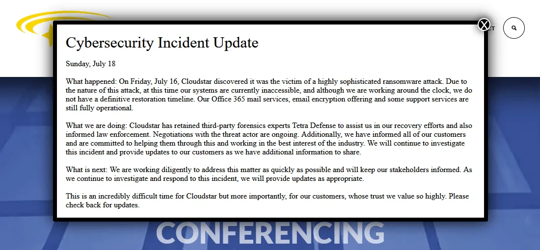 Ransomware incident at major cloud provider disrupts real estate, title