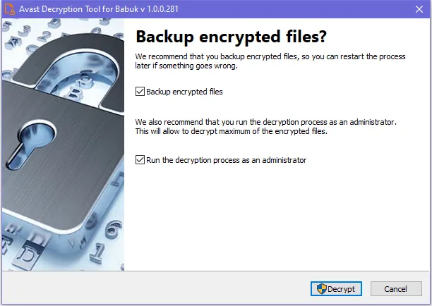 unlock-key-ransomware-decrypt|AtomSilo-decrypter|Babuk-decrypter