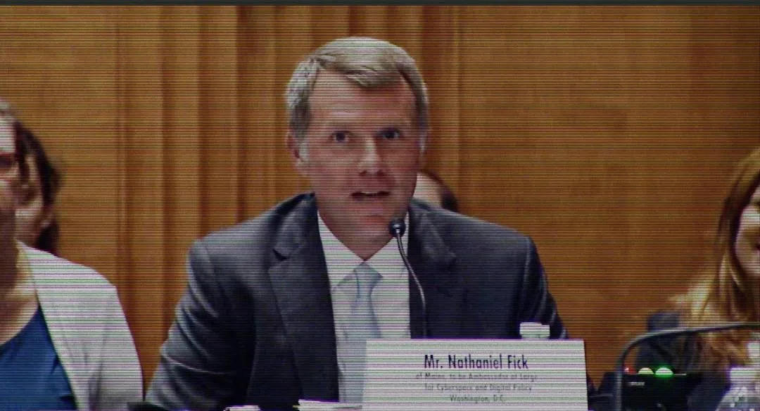 Nathaniel Fick testifies before the Senate Foreign Relations Committee (U.S. Senate/The Record)