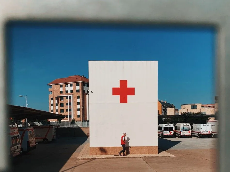 Red Cross|British medic