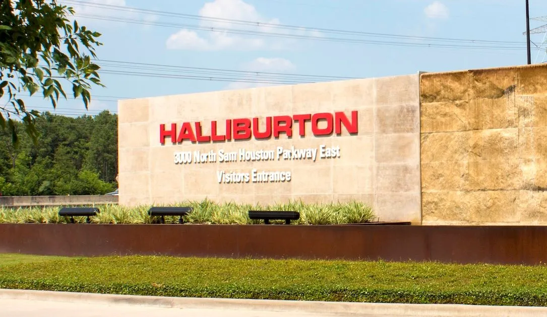 Halliburton headquarters sign, Houston