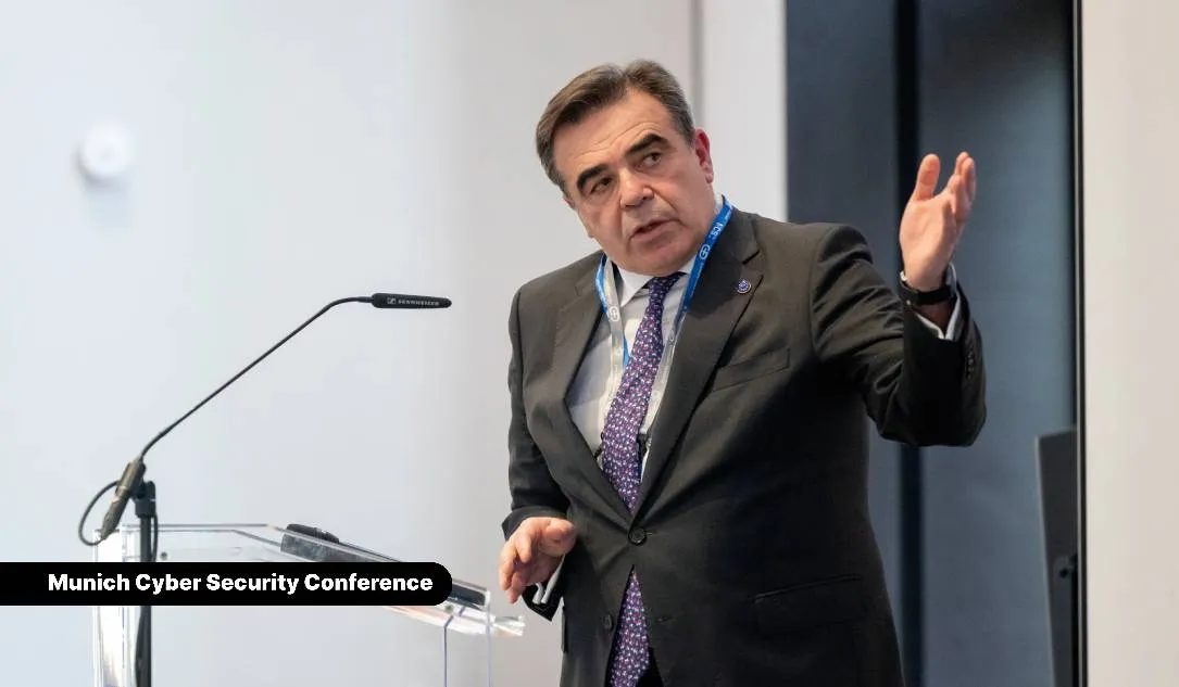 The EU Commission's Margaritis Schinas at MSC in 2023.