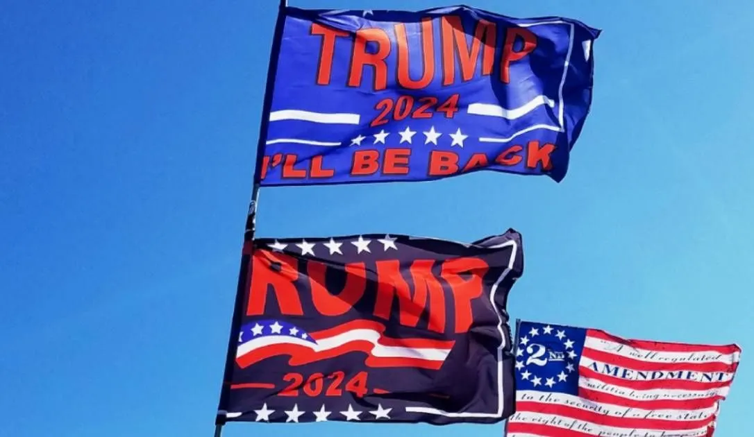 Trump flags