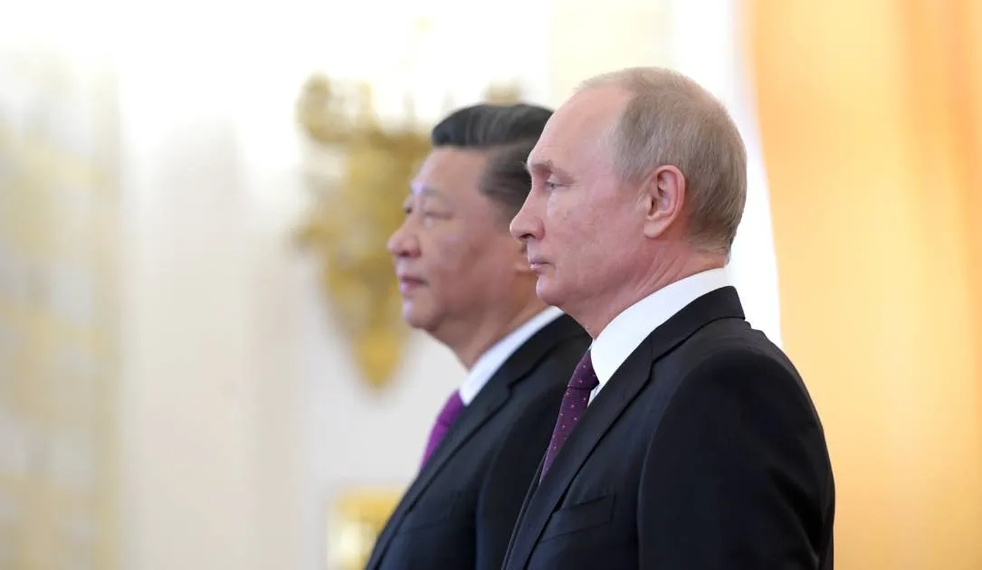 Russian President Vladimir Putin welcomes Chinese President Xi Jinping to Moscow in June 2019. Credit: Kremlin.ru
