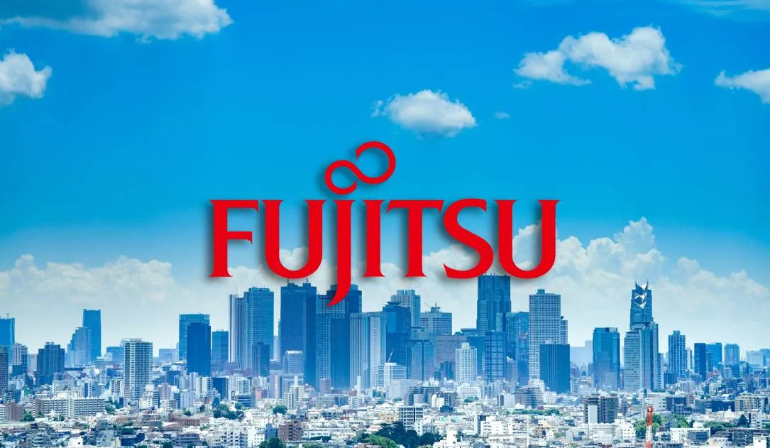 Fujitsu logo in Japan