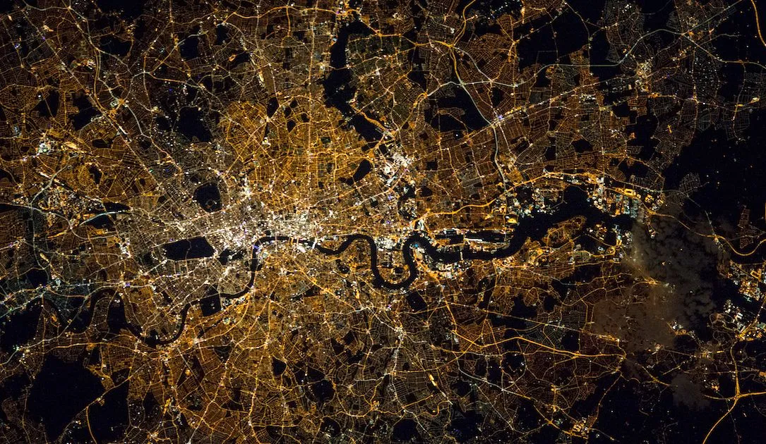 London at night, United Kingdom