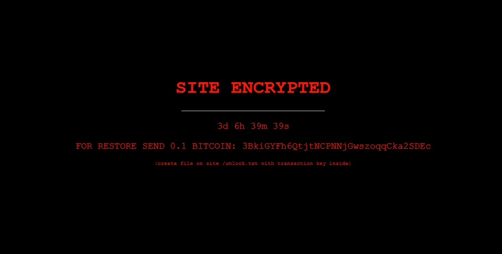 WordPress-ransomware