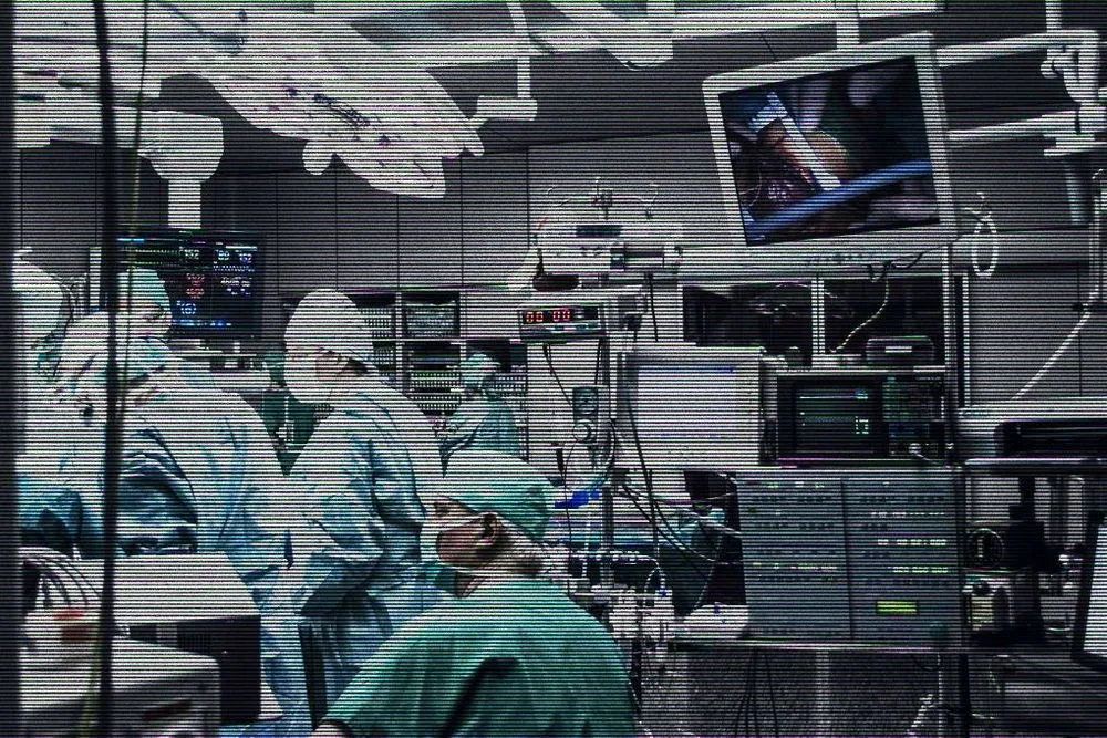 A hospital room