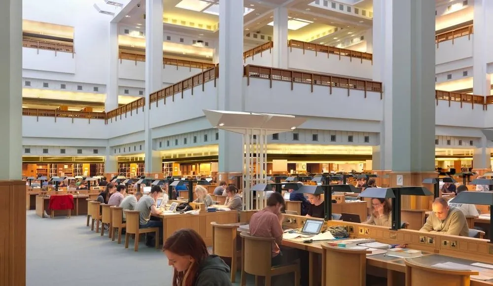 British Library reading room