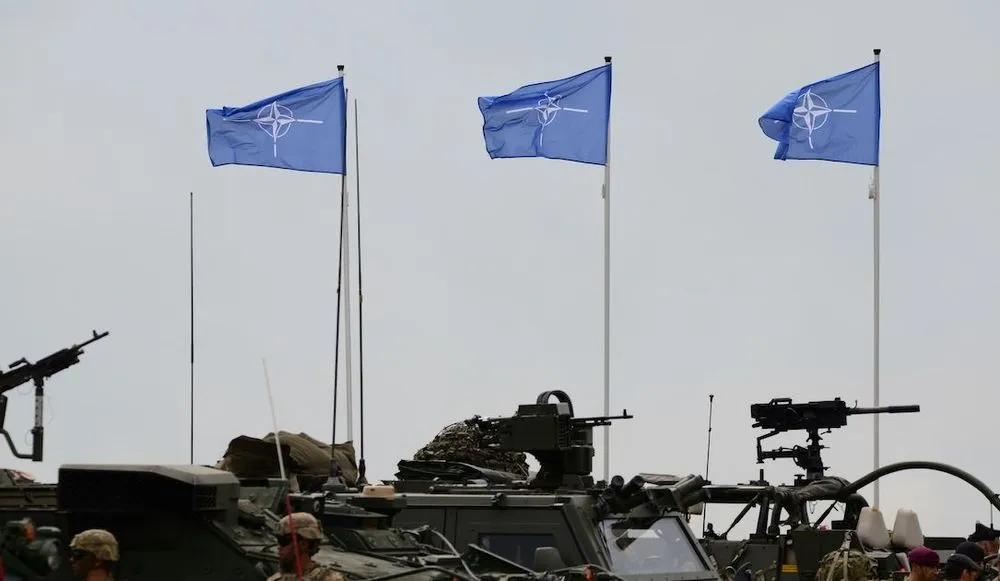 NATO flags