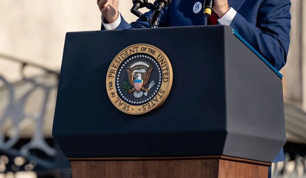 presidential seal, White House, Biden administration