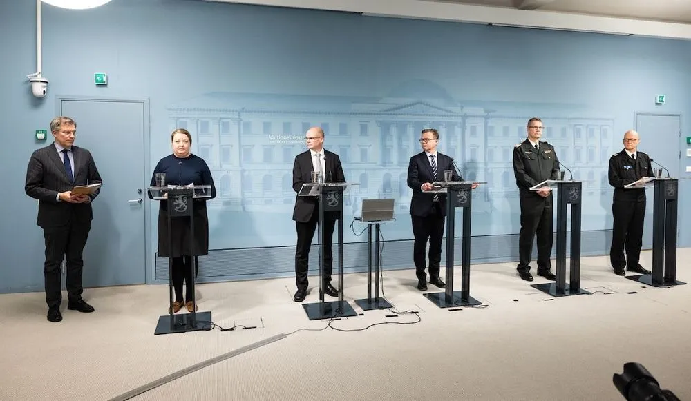 Finnish government press conference