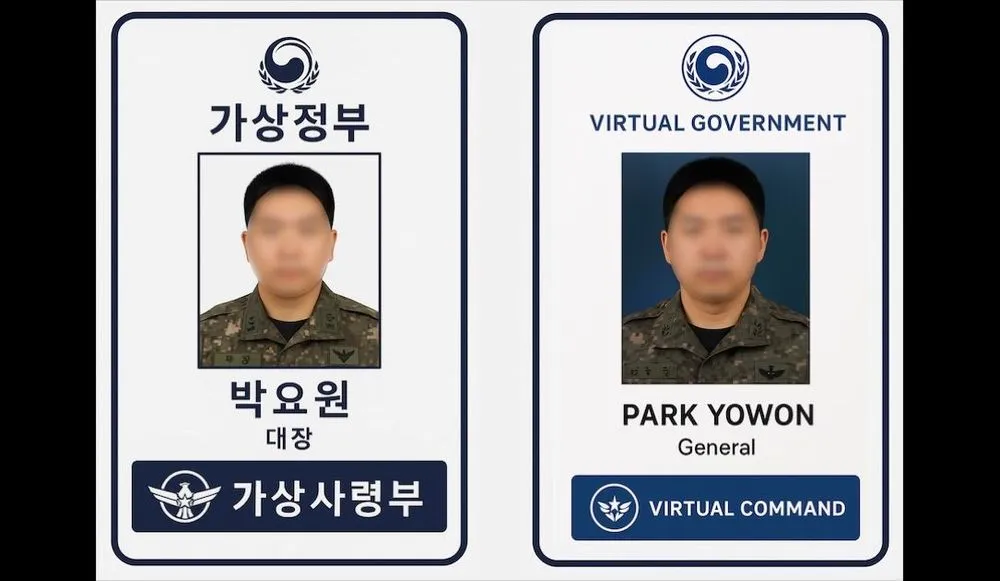 deepfaked South Korean military IDs