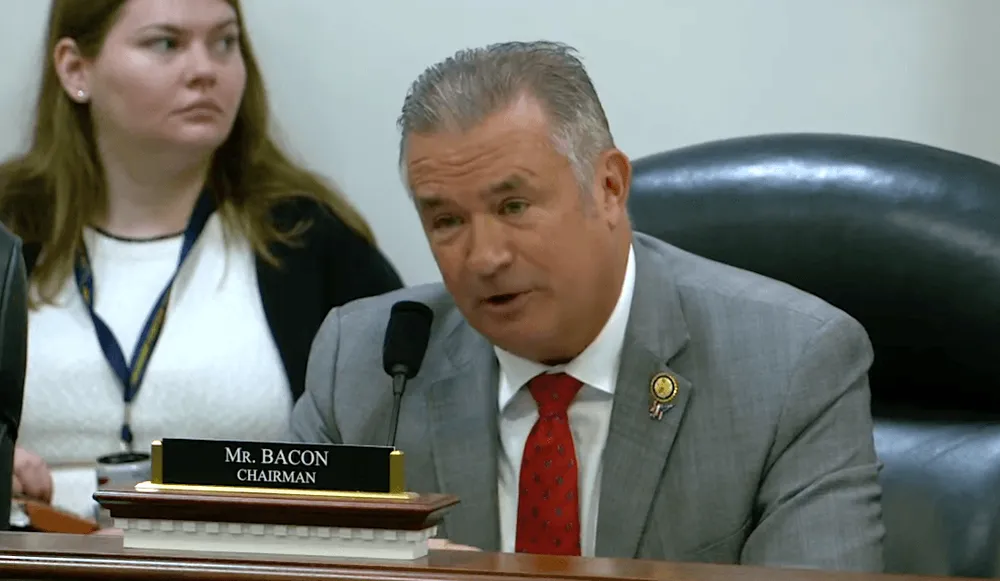 Rep. Don Bacon, House Armed Services subcommittee hearing