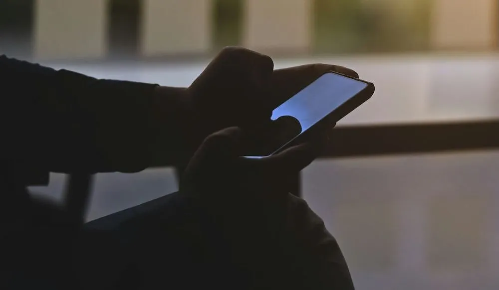 mobile device user