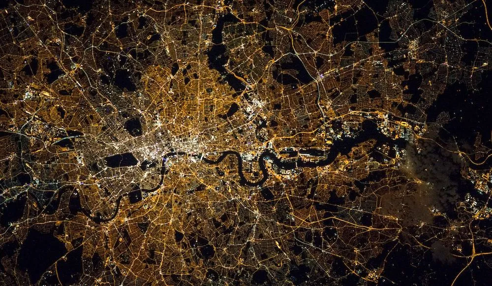 London at night, United Kingdom