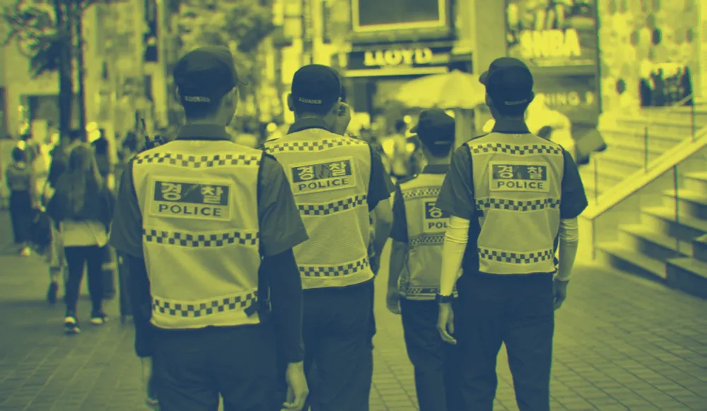 korea police