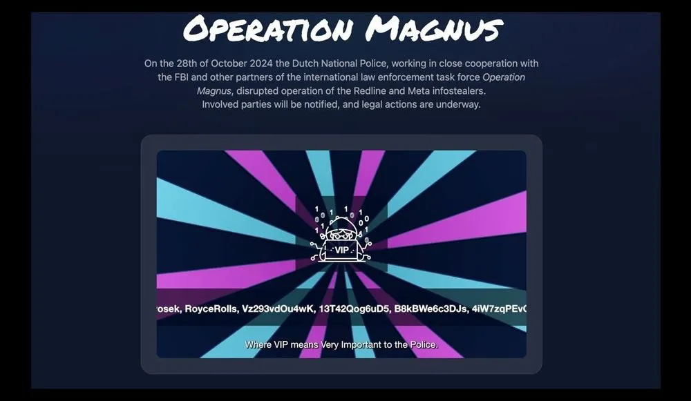 Operation Magnus against infostealers