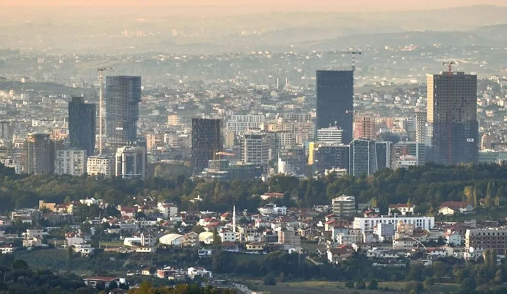 Tirana, Albania skyline