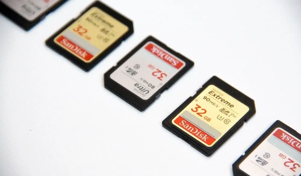 SanDisk cards
