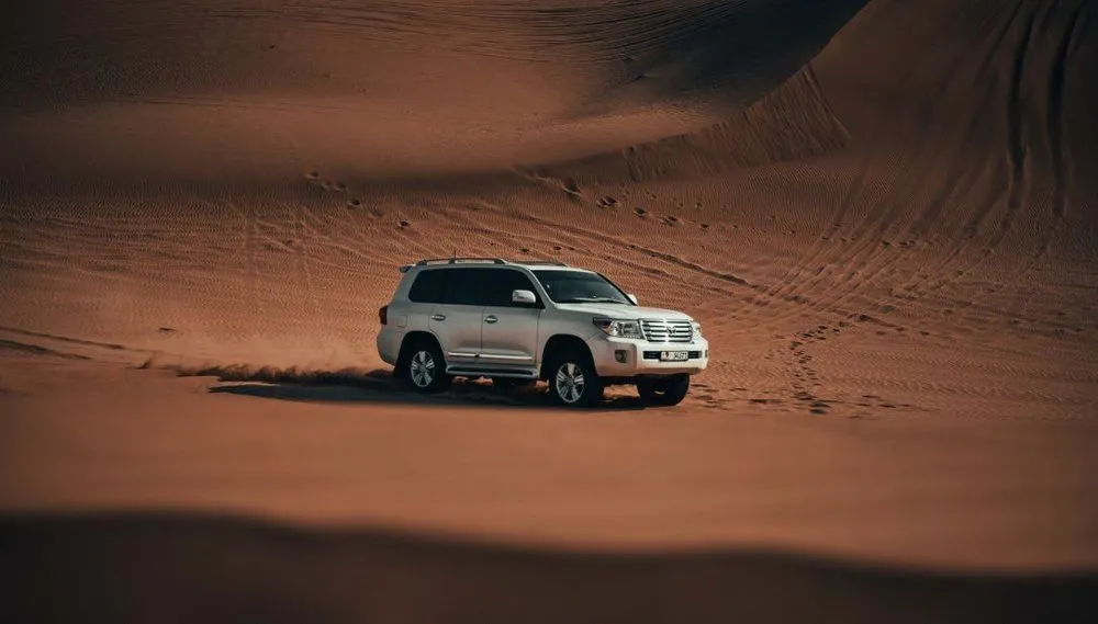 Toyota car desert