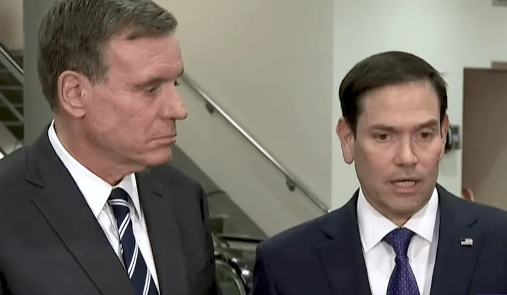 Sens. Mark Warner and Marco Rubio