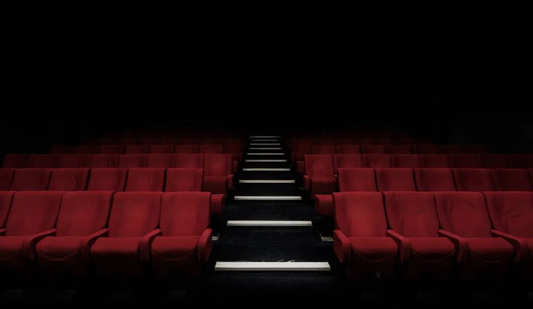 A movie theater with seats