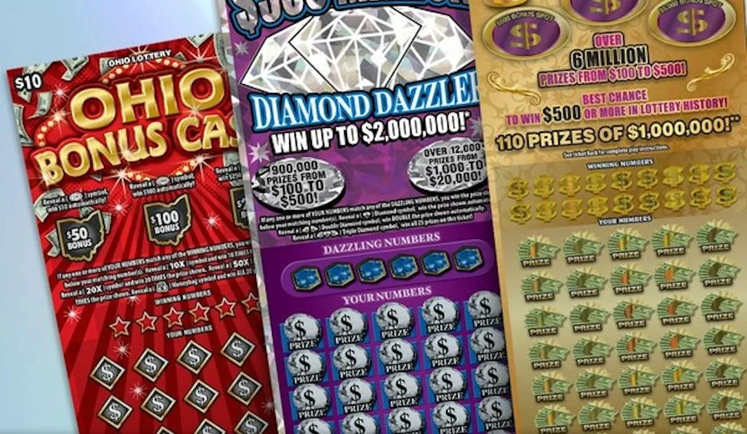 Ohio Lottery scratchoffs