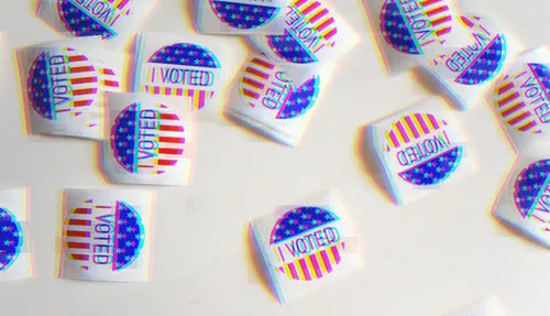 voting stickers