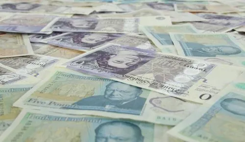 British pound notes