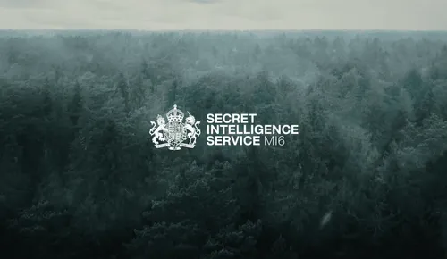 Screenshot from MI6's Silent Courier announcement video