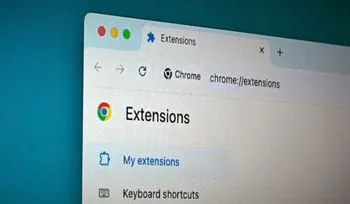 Google Chrome browser extensions page