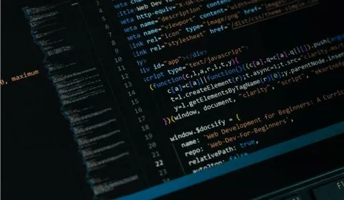 Code on a computer