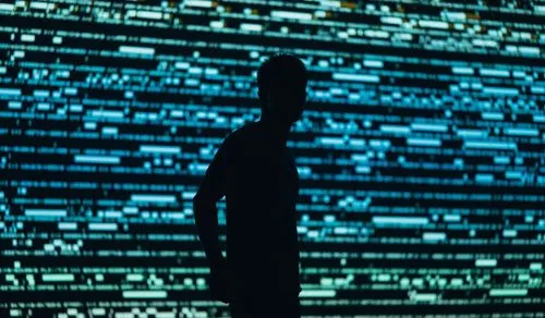 hacker digital backgroun