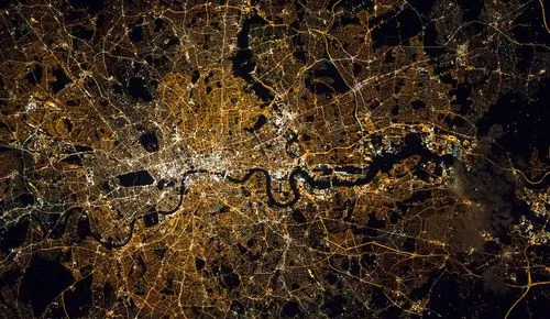 London at night, United Kingdom