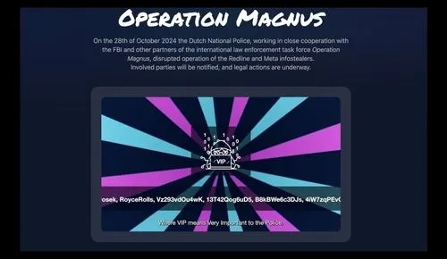 Operation Magnus against infostealers