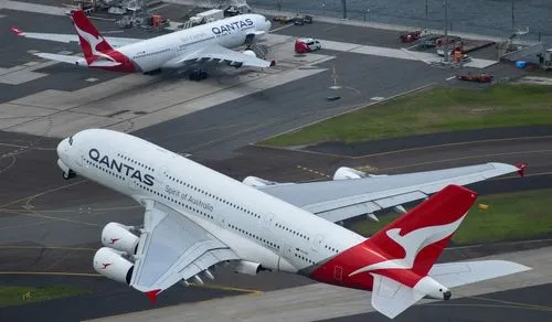 Qantas jets