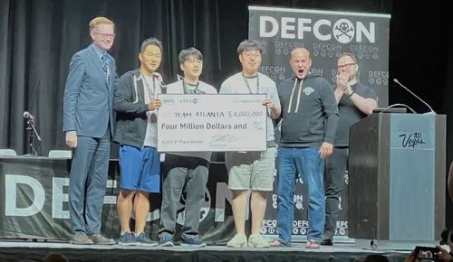 AI Cyber Challenge winners at DEF CON 2025