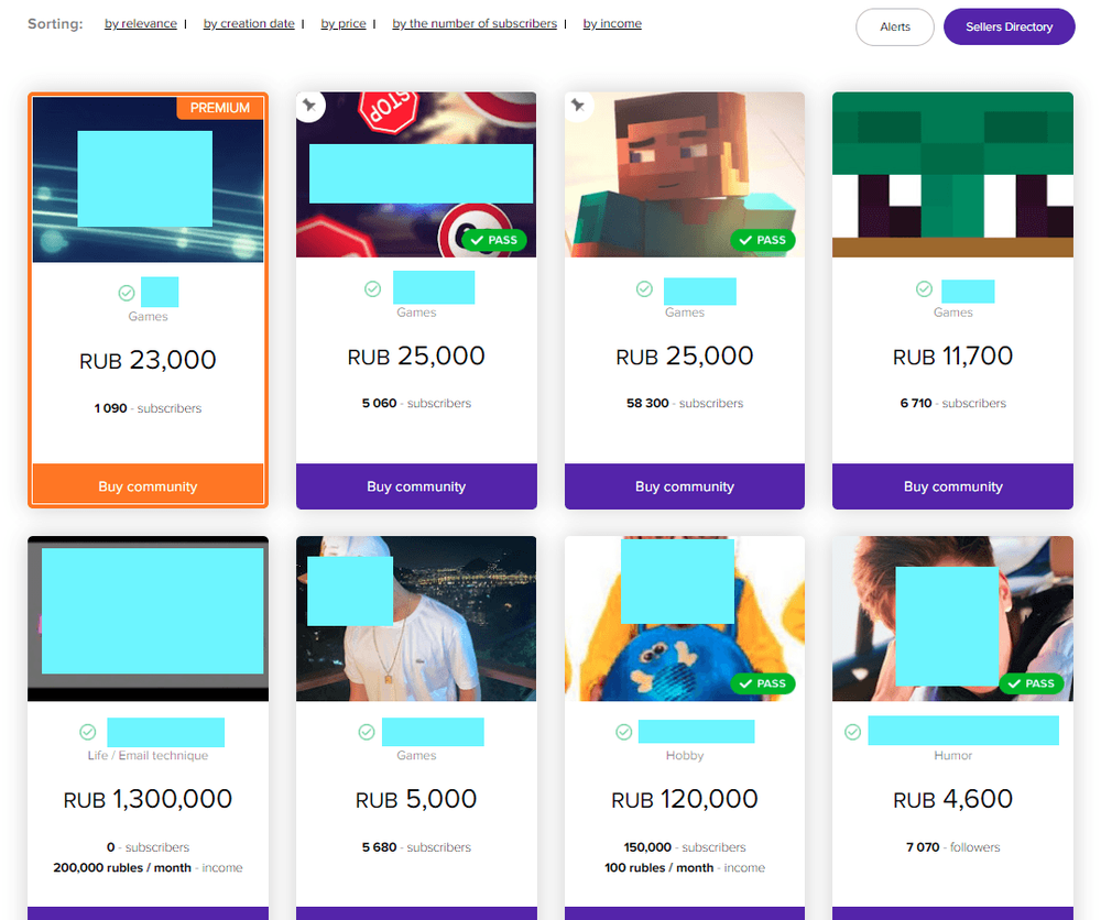 |2SV|YouTube-sale-accounts