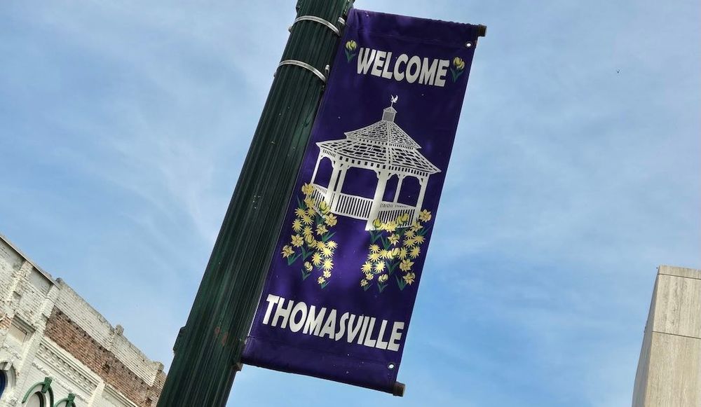 Thomasville, North Carolina, welcome banner