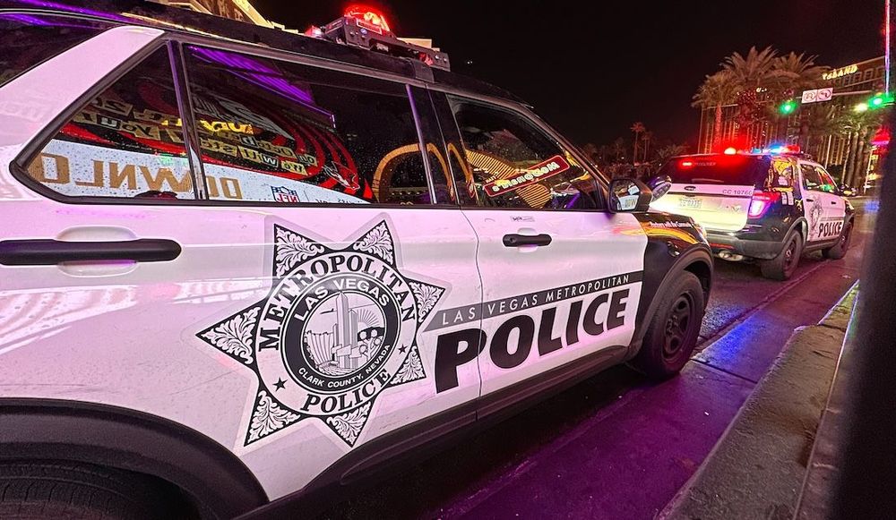 Las Vegas police vehicle