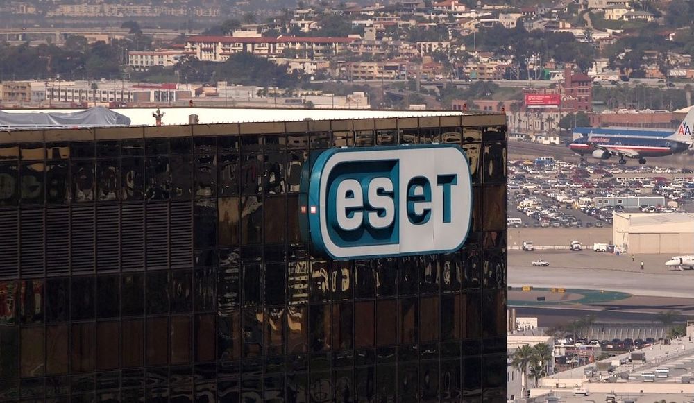 ESET sign