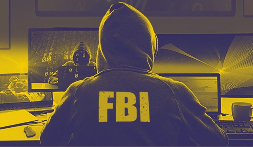 detail of FBI splash page on seized Genesis Market website