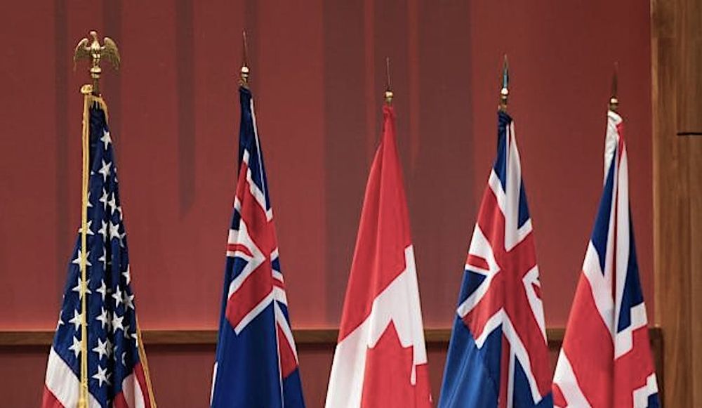 Five Eyes member flags