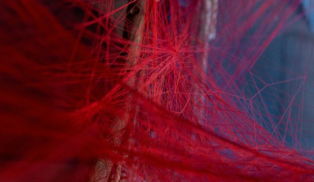 Red silk