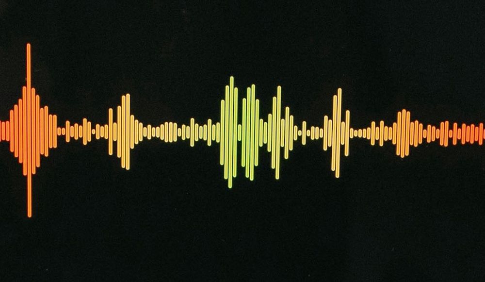 digital sound waveform